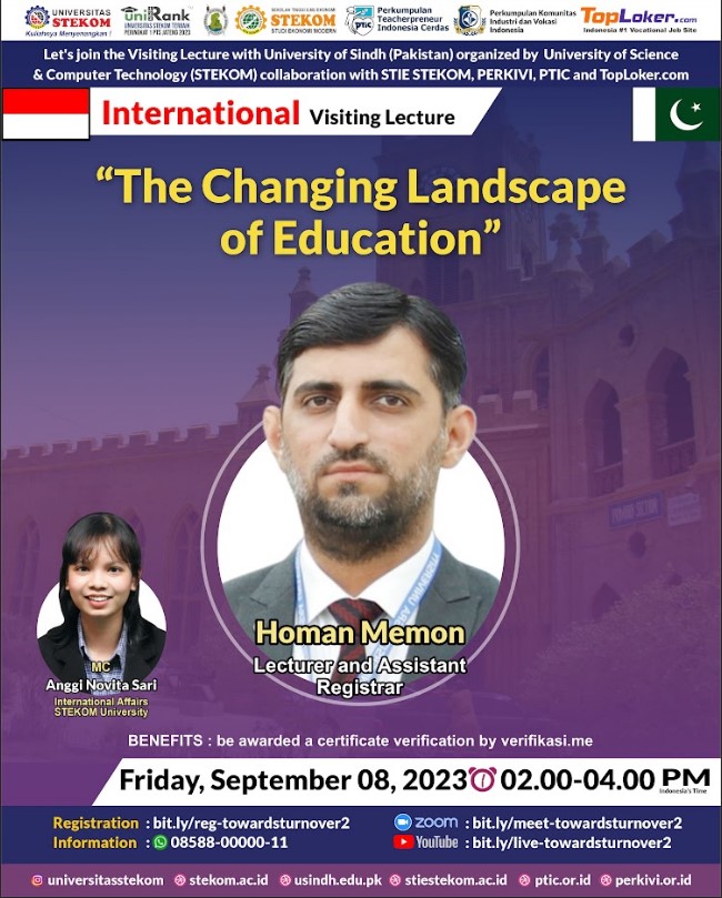 INTERNATIONAL Visiting Lecture The Changing Landscape of Education