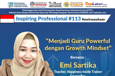 INSPIRING PROFESSIONAL Menjadi Guru Powerful dengan Growth Mindset