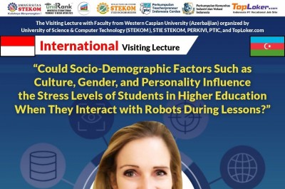 VISITING LECTURE DAY 2 Could Socio-Demographic Factors Such as Culture, Gender, and Personality Influence the Stress Levels of Students in Higher Education When They Interact with Robots During Lessons?