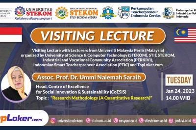 VISITING LECTURE DAY 4 Research Methodology (A Quantitative Research)